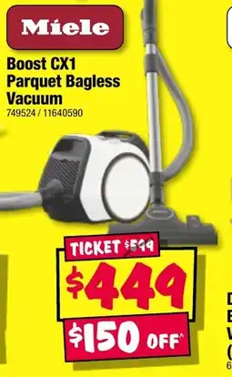 JB Hi-Fi Boost cx1 parquet bagless vacuum offer