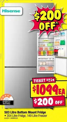 JB Hi-Fi Bottom mount fridge offer