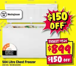 JB Hi-Fi Chest freezer offer