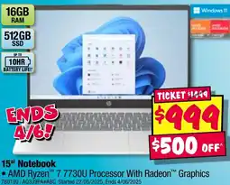 JB Hi-Fi 15" notebook offer