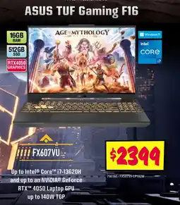 JB Hi-Fi Asus tuf gaming f16 offer
