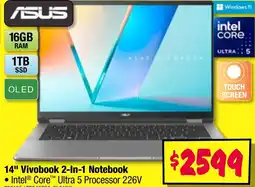 JB Hi-Fi 14" vivobook 2-in-1 notebook offer