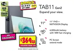 JB Hi-Fi Tab11 gen2 offer