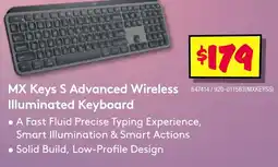 JB Hi-Fi Mx keys s advanced wireless illuminated keyboard offer