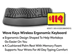 JB Hi-Fi Wave keys wireless ergonomic keyboard offer