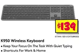 JB Hi-Fi K950 wireless keyboard offer