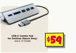 JB Hi-Fi Usb-c combo hub for desktop (space grey) offer