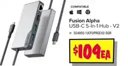 JB Hi-Fi Fusion alpha usb-c 5-in-1 hub - v2 offer
