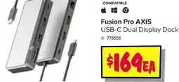 JB Hi-Fi Fusion pro axis usb-c dual display dock offer
