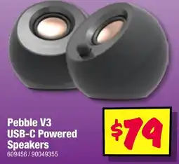 JB Hi-Fi Pebble v3 usb-c powered speakers offer