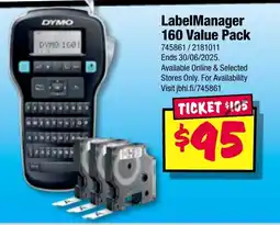 JB Hi-Fi Labelmanager 160 value pack offer