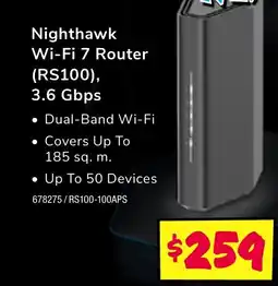 JB Hi-Fi Nighthawk wi-fi 7 router offer