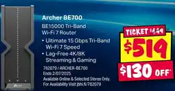 JB Hi-Fi Tri-band wi-fi 7 router offer