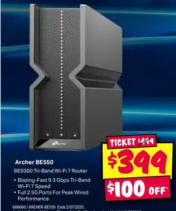 JB Hi-Fi Tri-band wi-fi 7 router offer
