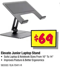 JB Hi-Fi Elevate Junior Laptop Stand offer