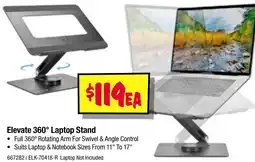 JB Hi-Fi Elevate 360° Laptop Stand offer