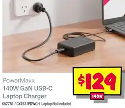JB Hi-Fi PowerMaxx USB-C Laptop Charger offer