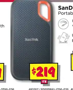 JB Hi-Fi Portable SSD offer