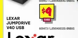 JB Hi-Fi Lexar jumpdrive v40 usb 32 USB offer