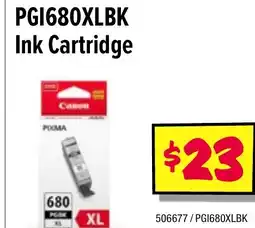 JB Hi-Fi PGI680XLBK Ink Cartridge offer