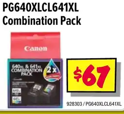 JB Hi-Fi PG640XLCL641XL Combination Pack offer