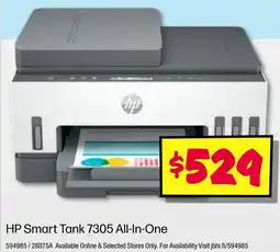 JB Hi-Fi HP Smart Tank 7305 All-In-One offer