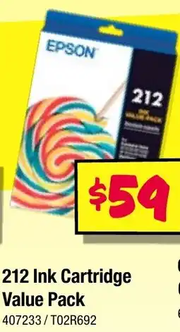 JB Hi-Fi 212 Ink Cartridge Value Pack offer