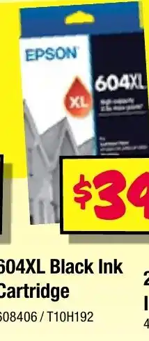 JB Hi-Fi 604XL Black Ink Cartridge offer
