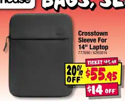 JB Hi-Fi Crosstown Sleeve For 14" Laptop offer