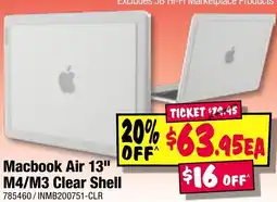 Macbook Air 13" M4/M3 Clear Shell