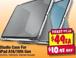 JB Hi-Fi Studio Case For iPad A16/10th Gen offer
