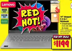 JB Hi-Fi 14" ideapad 5 2-in-1 notebook offer