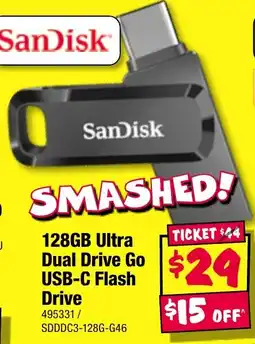 JB Hi-Fi 128GB Ultra Dual Drive Go USB-C Flash offer