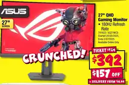 JB Hi-Fi 27" qhd gaming monitor offer