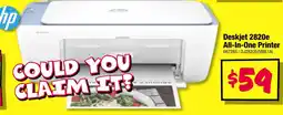 JB Hi-Fi Deskjet 2820e All-In-One Printer offer