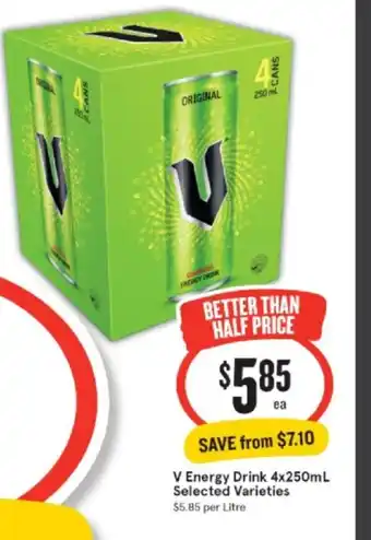 IGA Xpress V Energy Drink offer