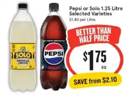 IGA Xpress Pepsi or Solo offer
