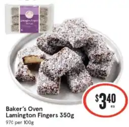 Baker's Oven Lamington Fingers