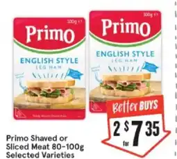 Primo Shaved or Sliced Meat