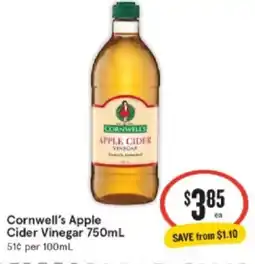 Cornwell's apple cider vinegar
