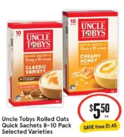 IGA Xpress Uncle tobys rolled oats offer
