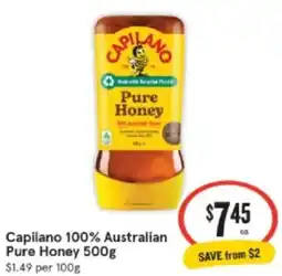 IGA Xpress Capilano australian pure honey offer
