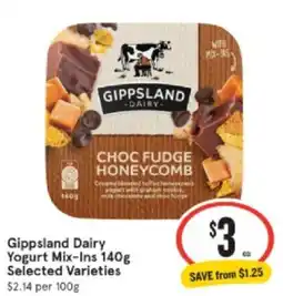 Gippsland dairy yogurt