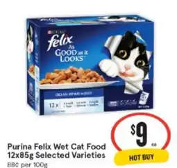 IGA Xpress Purina felix wet cat food offer