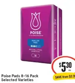 Poise pads
