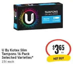 U By Kotex Slim