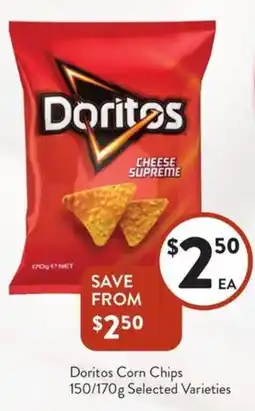 Foodworks Doritos Corn Chips offer