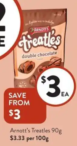 Foodworks Arnott's Treatles offer