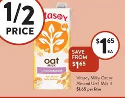 Vitasoy Milky Oat or Almond