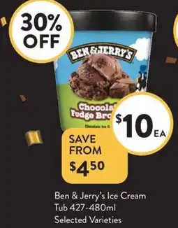 Ben & jerry's ice cream tub